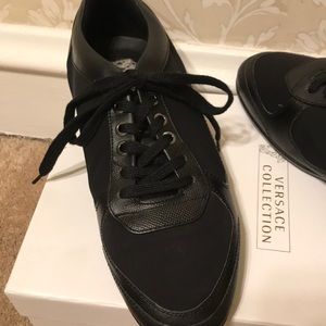 Men’s Black Versace Collection Shoes size 9